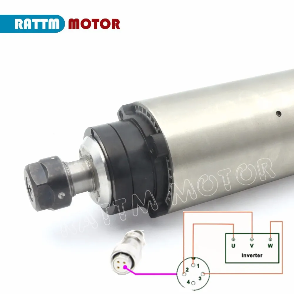 RU Бесплатная доставка двигатель шпинделя с воздушным охлаждением 24000 кВт ER20 220