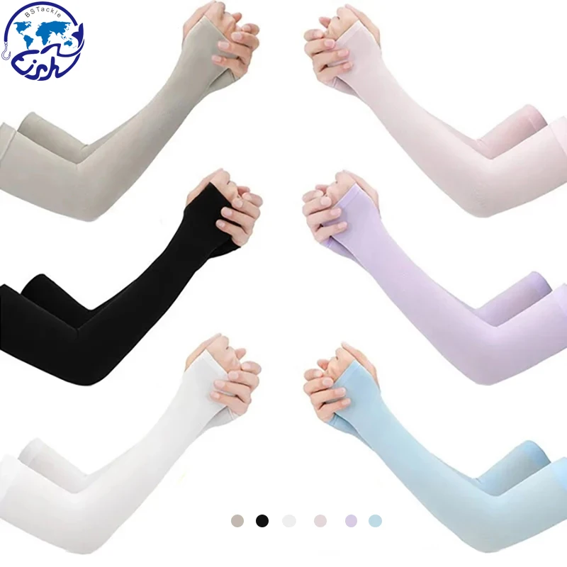 

1 пара, хлопковые компрессионные дужки с длинными рукавами для защиты от УФ-лучей