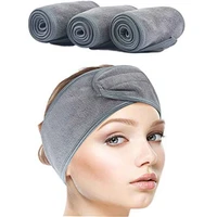 sinland soft microfiber hairband women girl fashion face washing bath makeup hair band for sports spa yoga 3 pack white 2021