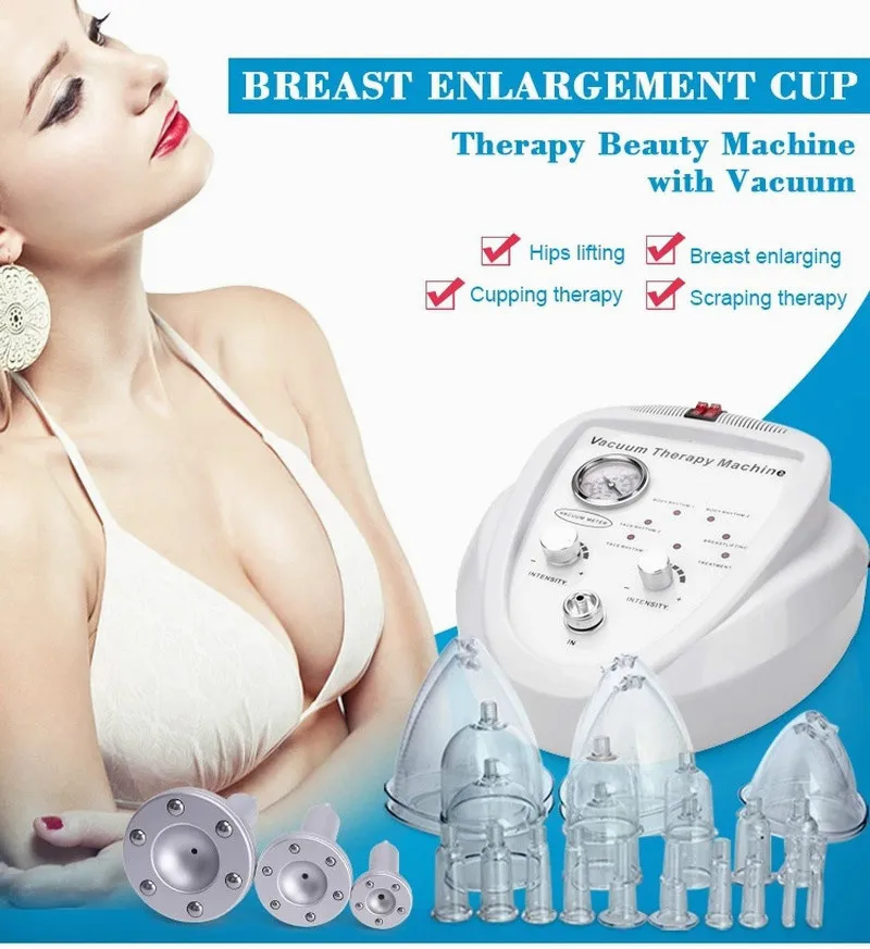 

Top Quality Vacuum Therapy Massage Skin Care Slimming Breast Enlarge Enhance Body Shaping Beauty Salon Equipment
