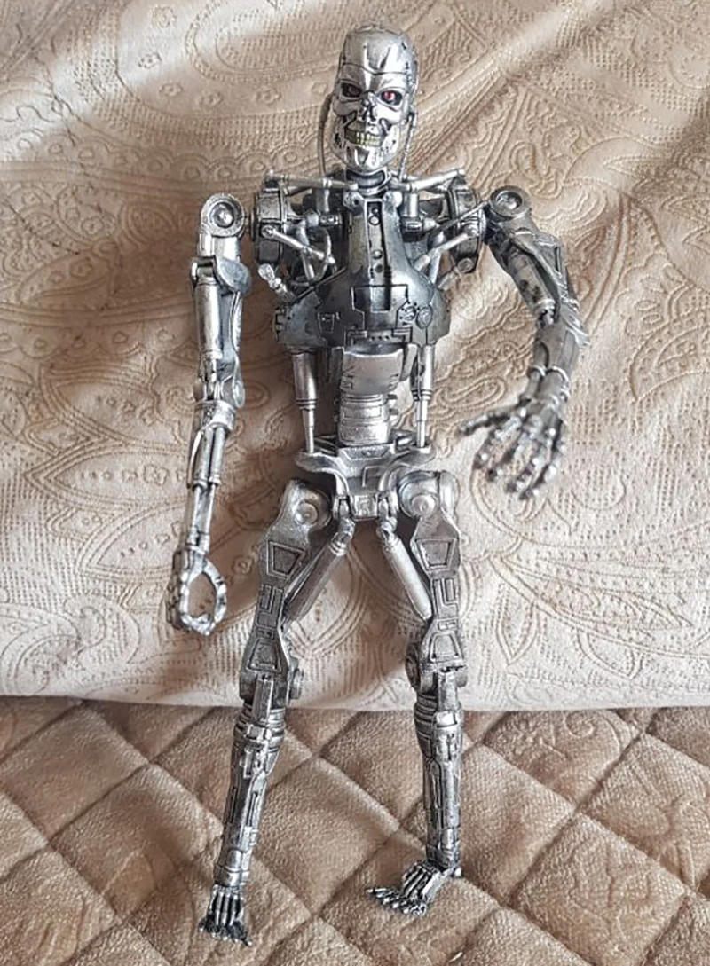 T-800 эндоскелет фигурку Фигурка Терминатора коллекционные модели игрушки куклы