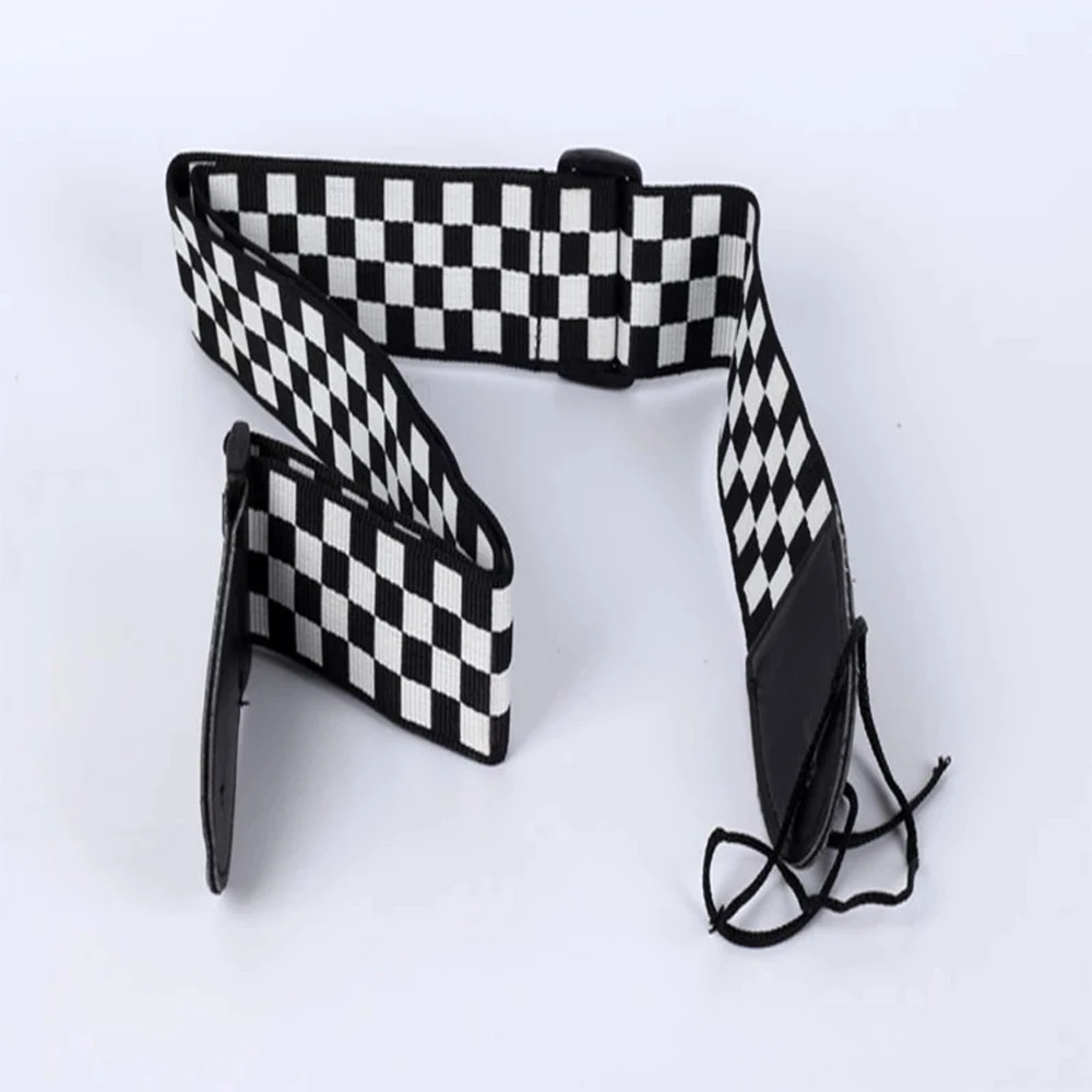 gitarre strap stickerei gürtel einstellbare jacquard band mit leder ende für bass elektro akustik folk gitarre musical instrument free globa