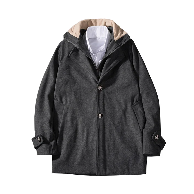 Мужской ветрозащитный тренчкот Мужская одежда ветровка пальто для мужчин