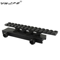vulpo 20mm picatinny rail mount tactical scope mount for hunting airsoft rifle scope