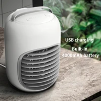 new portable air conditioner usb charging mini desktop air cooler electric fan household mobile water cooled air conditioner