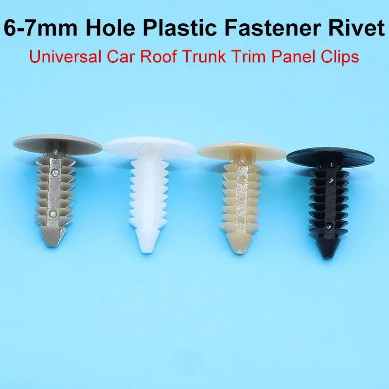 Заклепки серые пластиковые для Ford Chevy Buick крепежи универсальные автомобильные