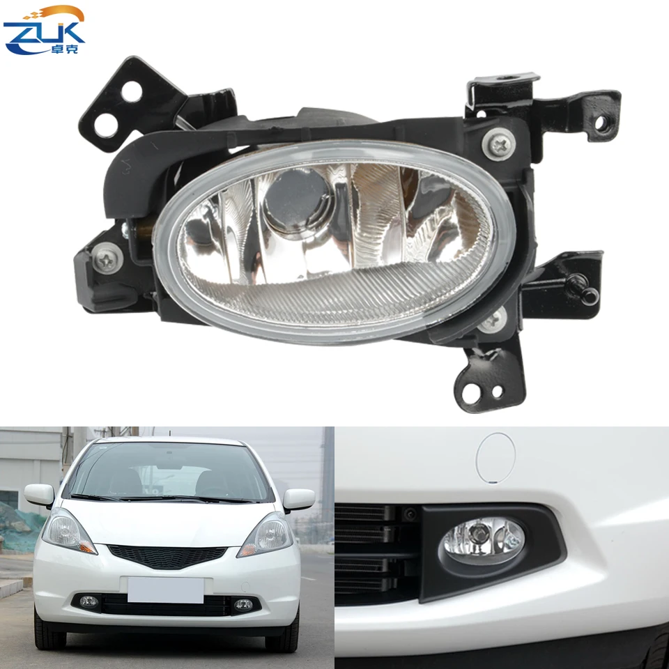 Противотумансветильник фары для переднего бампера ZUK противотуманные HONDA FIT JAZZ 2009