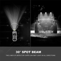 18w led work light 4wd offroad spot fog atv suv ute driving lamp for jeep