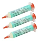 3 шт.лот NC-559-ASM-UV BGA PCB нечистое паяльной пасты сварки передовых технологий флюсовая паста 10cc NC-559 паяльная станция для ремонта дисплея + 3 иглы