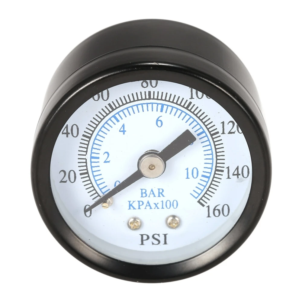 Электронные измерительные приборы 1/8 дюйма NPT 160 psi 10 бар измерительные приборы давления осевой манометр