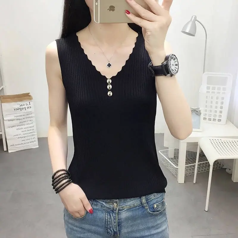 

Sexy V Neck Buttons Solid Sweaters Pullover Women Autumn Winter Casual Long Sleeve Knitted Tops Ladies Bodycon Jumper Large Size