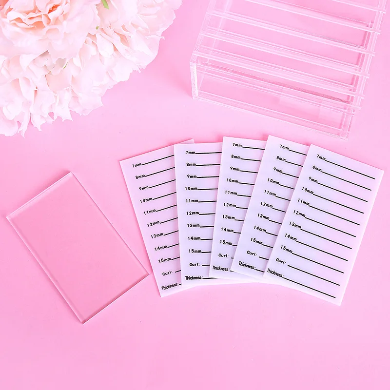 Акриловая коробка для хранения ресниц поддон с 5 уровнями регулировки объема