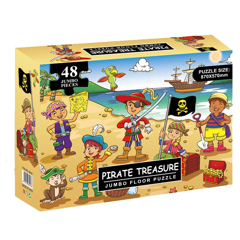 

48 Piece Puzzles Kids Jigsaw Puzzles Cartoon Intellectual Game for Children Puzzle Gift kids learning toys