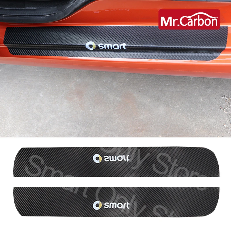 

Car Door Threshold Anti-Dirty Decorative Sticker For Mercedes Smart 451 453 Fortwo Car Styling Interior Modification Accessories