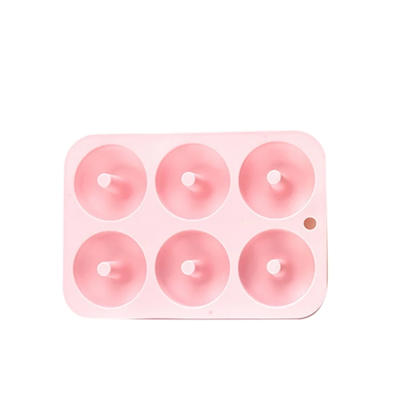 

6-cavity Silicone molds Donut Baking Tray Mold Making Tool forms Baking non-stick And heat-resistant Reusable kitchen utensils