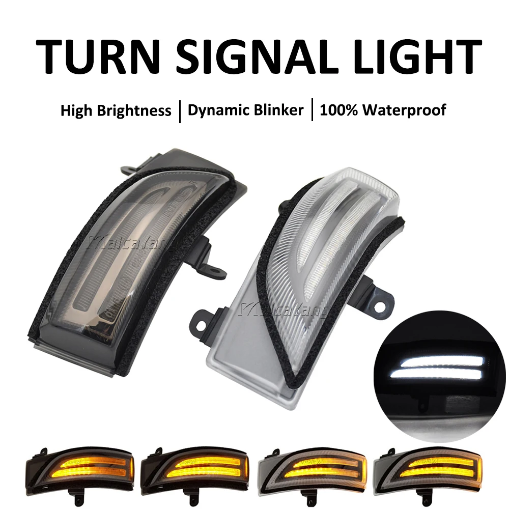 

For Subaru WRX STI Forester Outback Impreza Legacy Crosstrek Led Dynamic Side Mirror Blinker Light Turn Signal Sequential Lamp