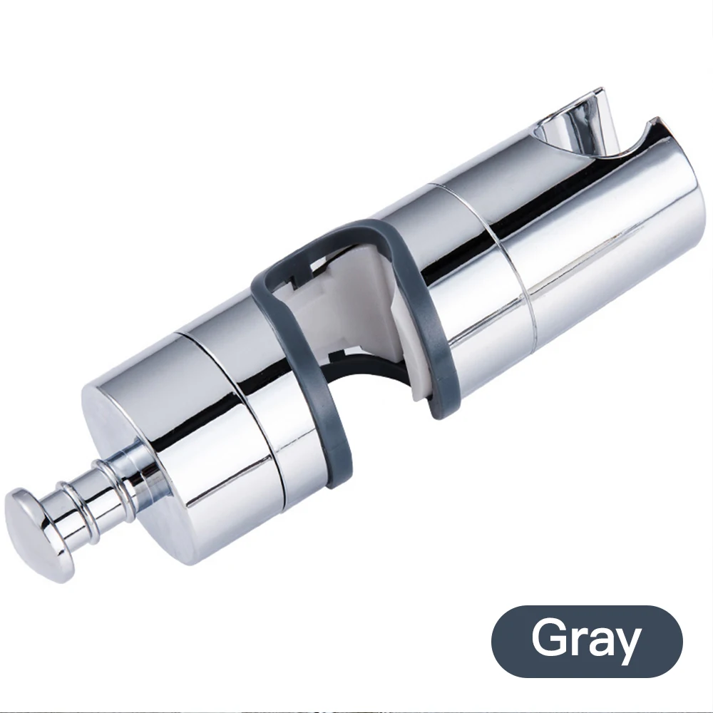 

ABS Chrome Shower Head Holder Adjustable 18-25MM Bathroom Shower Bracket Rack Slide Bar Bathroom Faucet Accessories