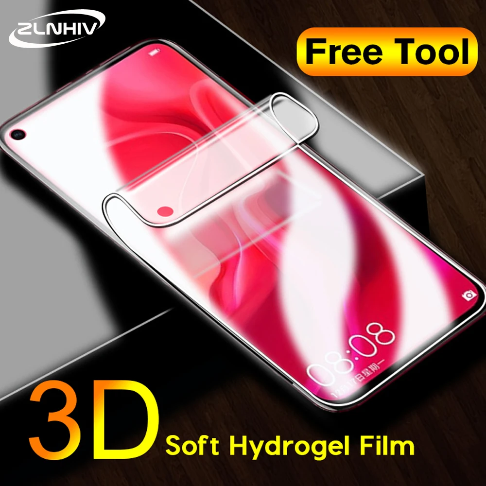 ZLNHIV мягкий полный чехол для huawei nova 4 4e Гидрогелевая пленка 5 5i pro 5T 3 3i 3e Защитная