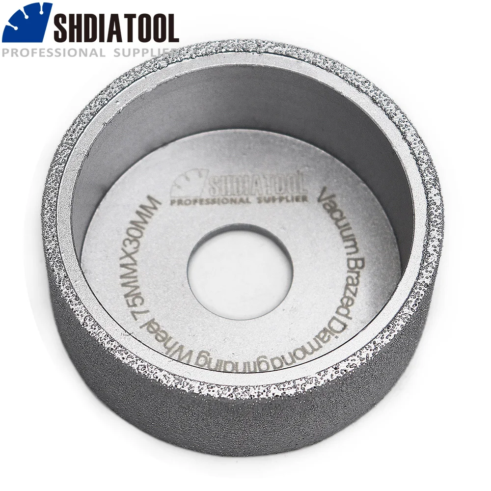 SHDIATOOL Dia75mmX30mm ручной абразивный диск вакумная Пайка для алмазного плоский