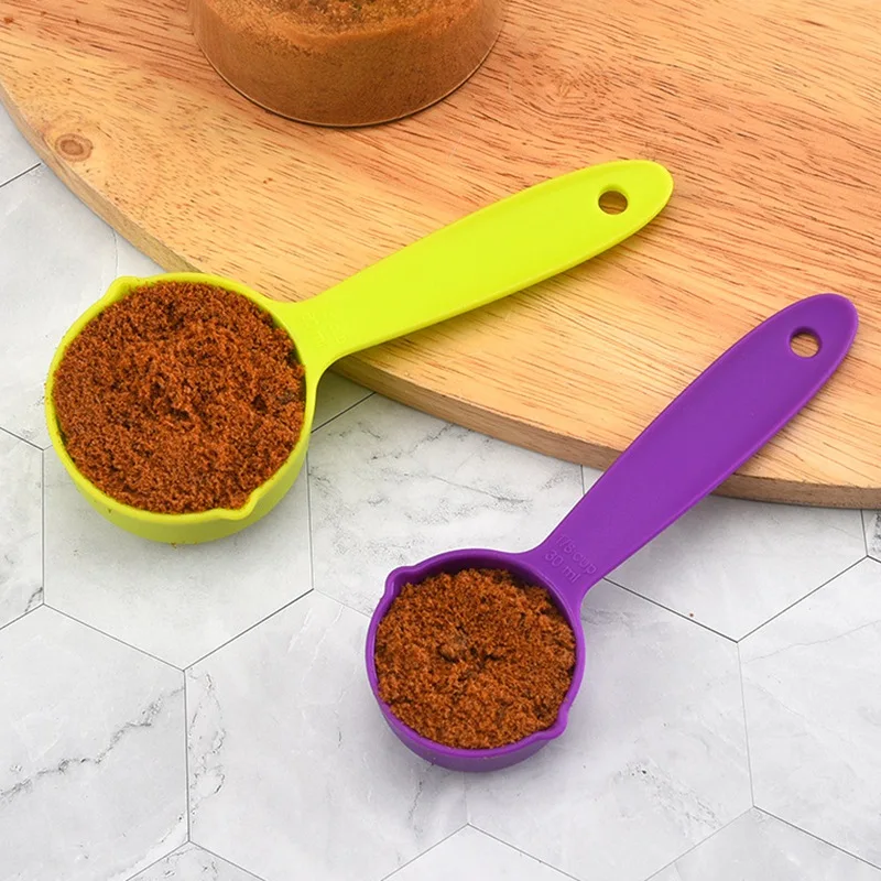 

Norbi Measuring Spoon Set Color Plastic Seasoning Coffee Kitchen Baking Supplies Measuring Spoon Dropshipping 2021 New