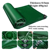 0 5mm tarpaulin pvc oxford rainproof cloth outdoor awning oilcloth car shed cover truck canopy sun shade sail waterproof cloth