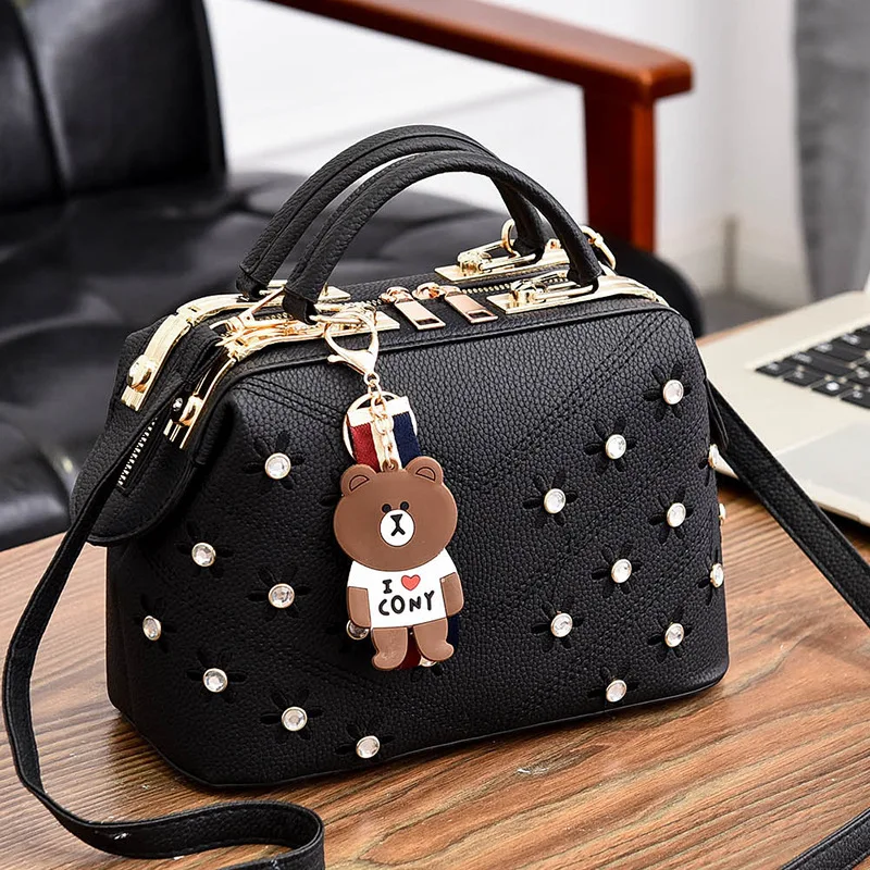 Маленькие Роскошные дамские сумочки кожаный дизайнерский саквояж на плечо с