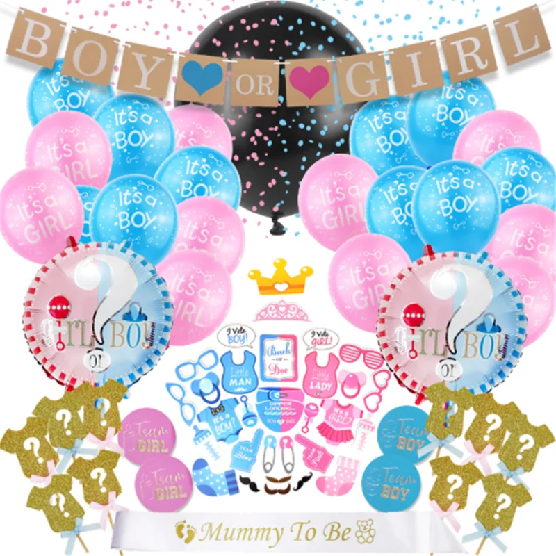 

Мама, чтобы быть 102 шт./компл. Baby Shower счастливые День рождения украшения Набор 18 дюймов Алюминий пленки воздушный шар для маленьких мальчиков...