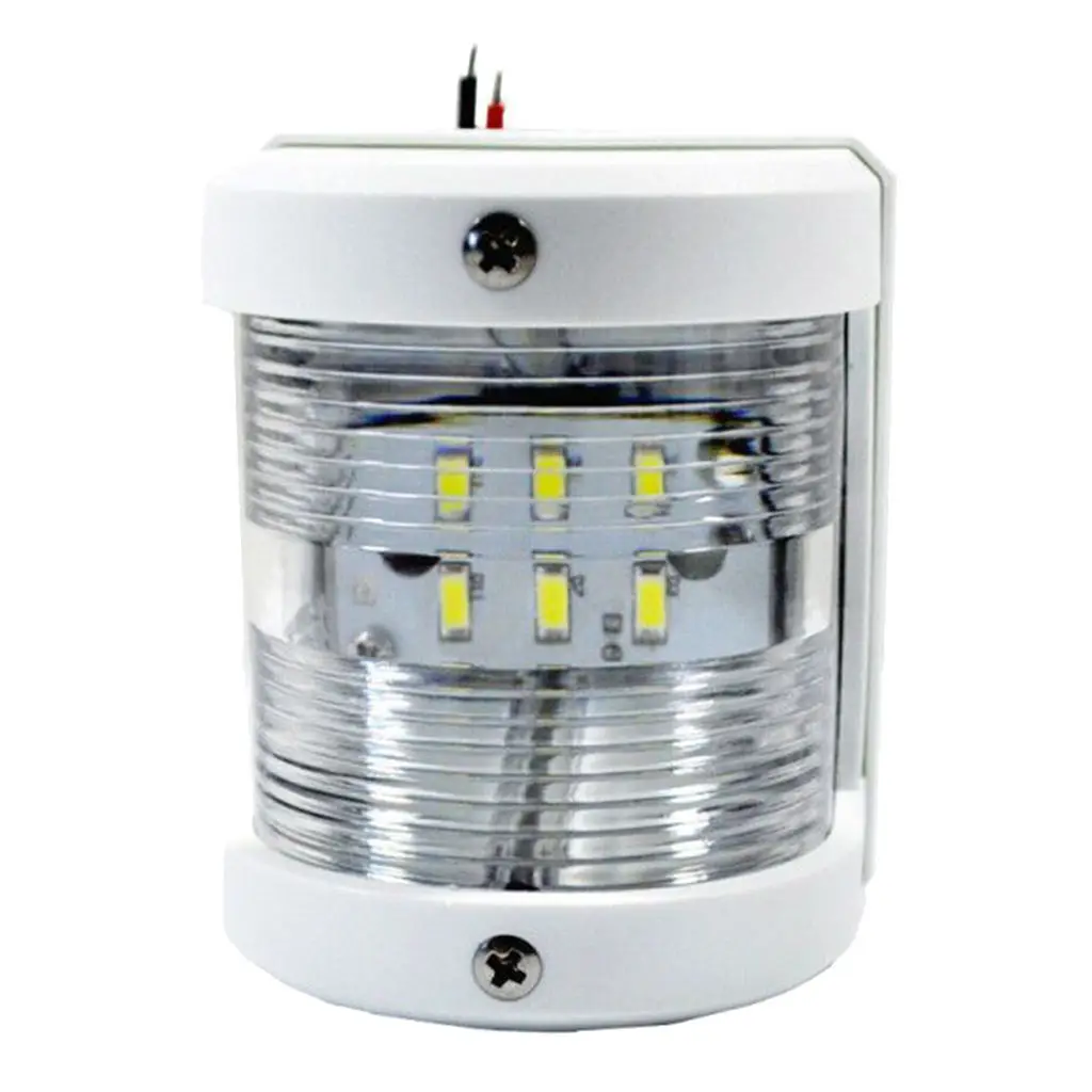

Waterproof LED White Stern Navigation Light 12V 2NM 42.5LM White ABS House