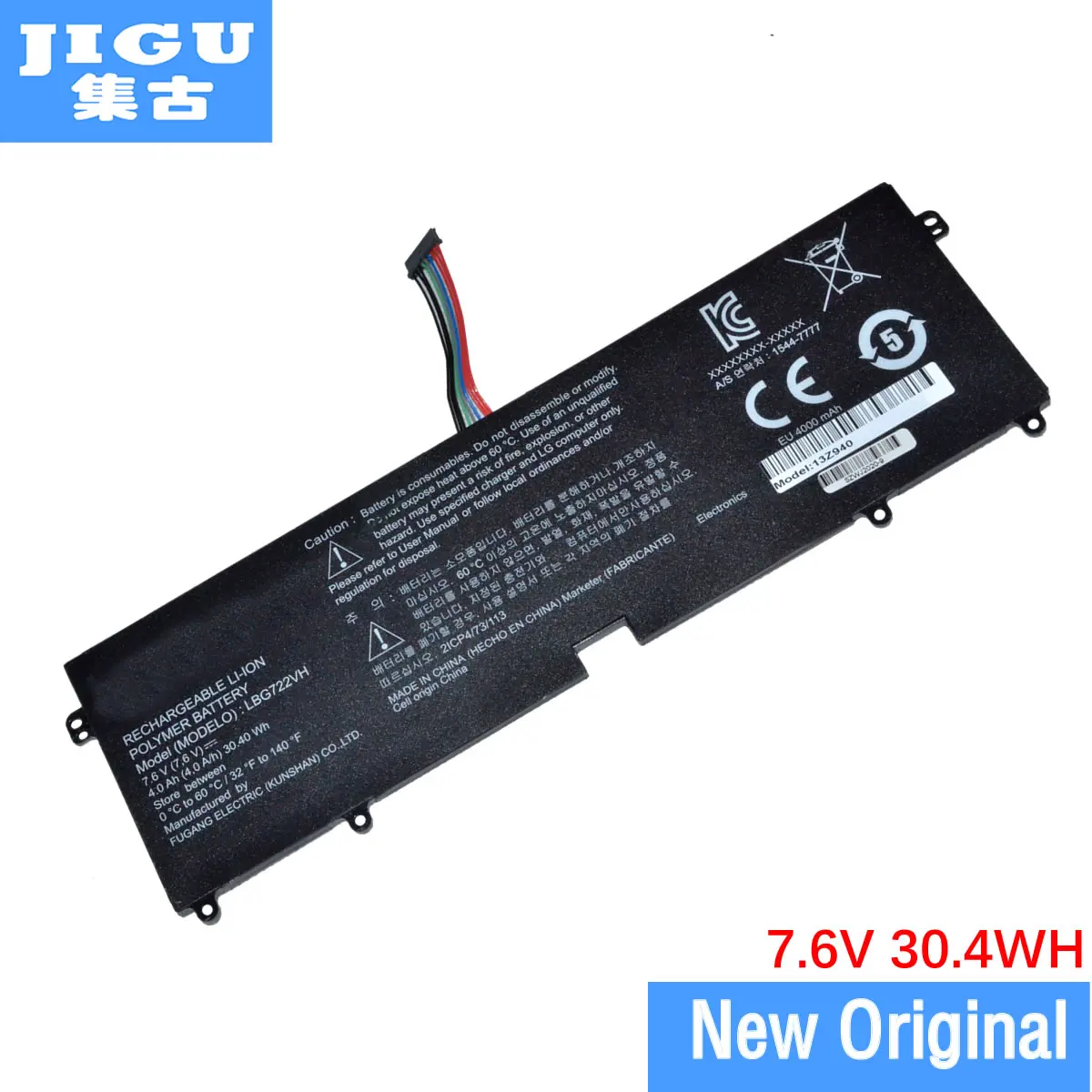 

JIGU 7.6V LBG722VH 2ICP4/73/113 Original Laptop Battery For LG 13z940 15Z960 For Gram 15ZD950
