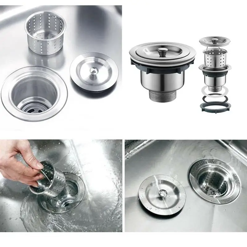 

Pial Plug Strainer Kitchen Sink Waste Strainer Plug / (79-81-84m Sinks Bathroom Strainer Steel For UK For Kitchen Plug H4W7
