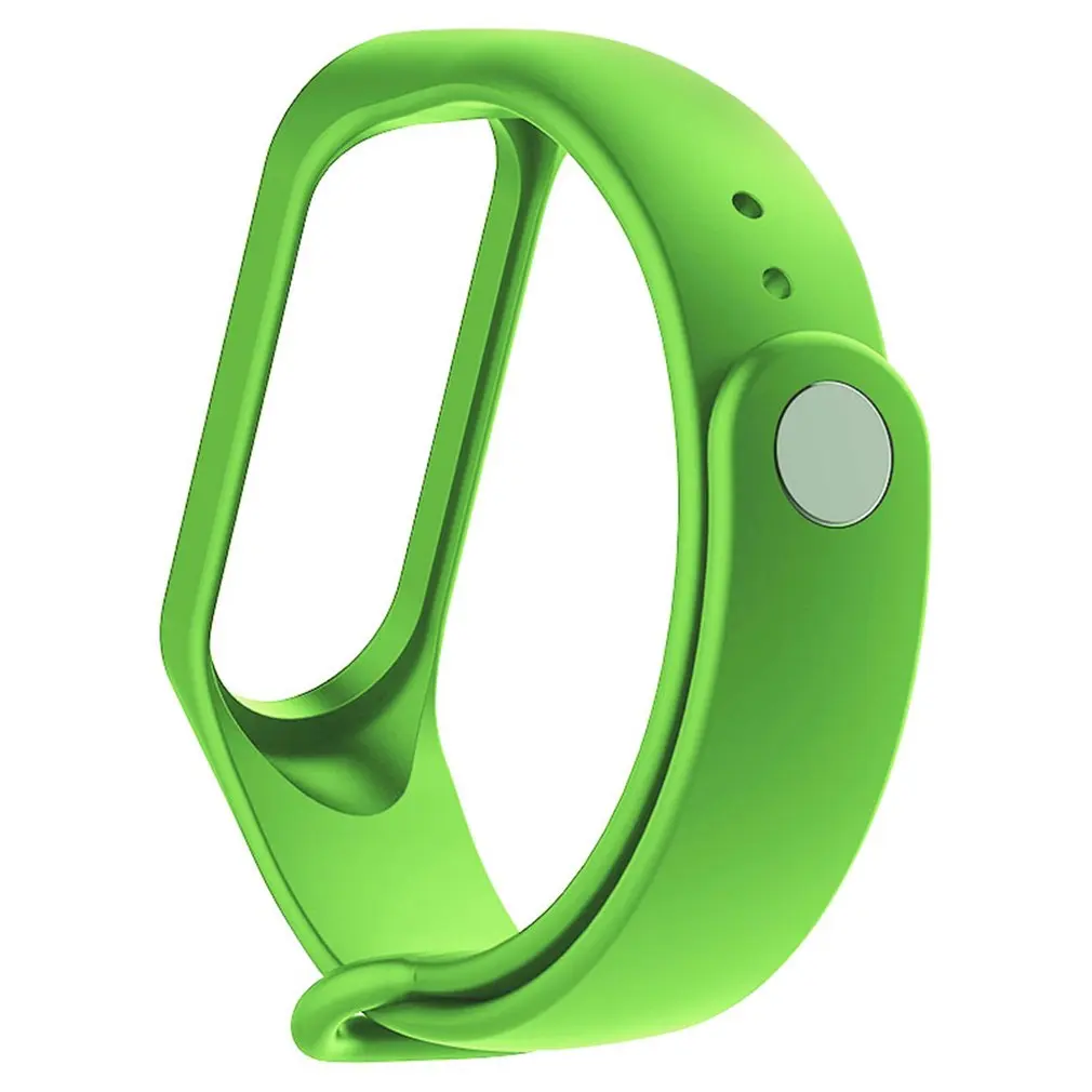 Green tea Красочные mi band 4 аксессуары pulseira mi band 4 ремешок сменный силиконовый ремешок для xiaomi mi4 умный Браслет - Цвет: Green tea
