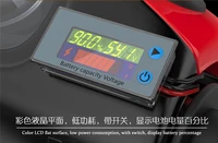 universal motorcycle electric vehicle 10 150v lcd intelligent adjustable voltmeter thermometer electricity display meter