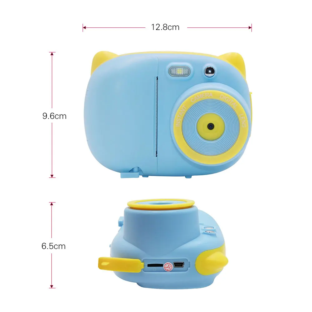 Детская камера дети цифровая игрушка фотопечать 1080P 2.4In TFT ips экран Видеокамера