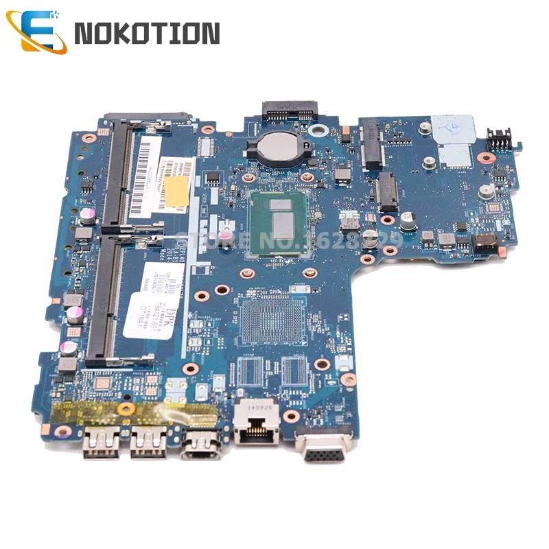 NOKOTION 782951-601 782951-501 782951-001 для ноутбука HP Probook 450 G2 mothebroard ZPL40 ZPL50 ZPL70 LA-B181P SR1EK i3-4005U CPU |