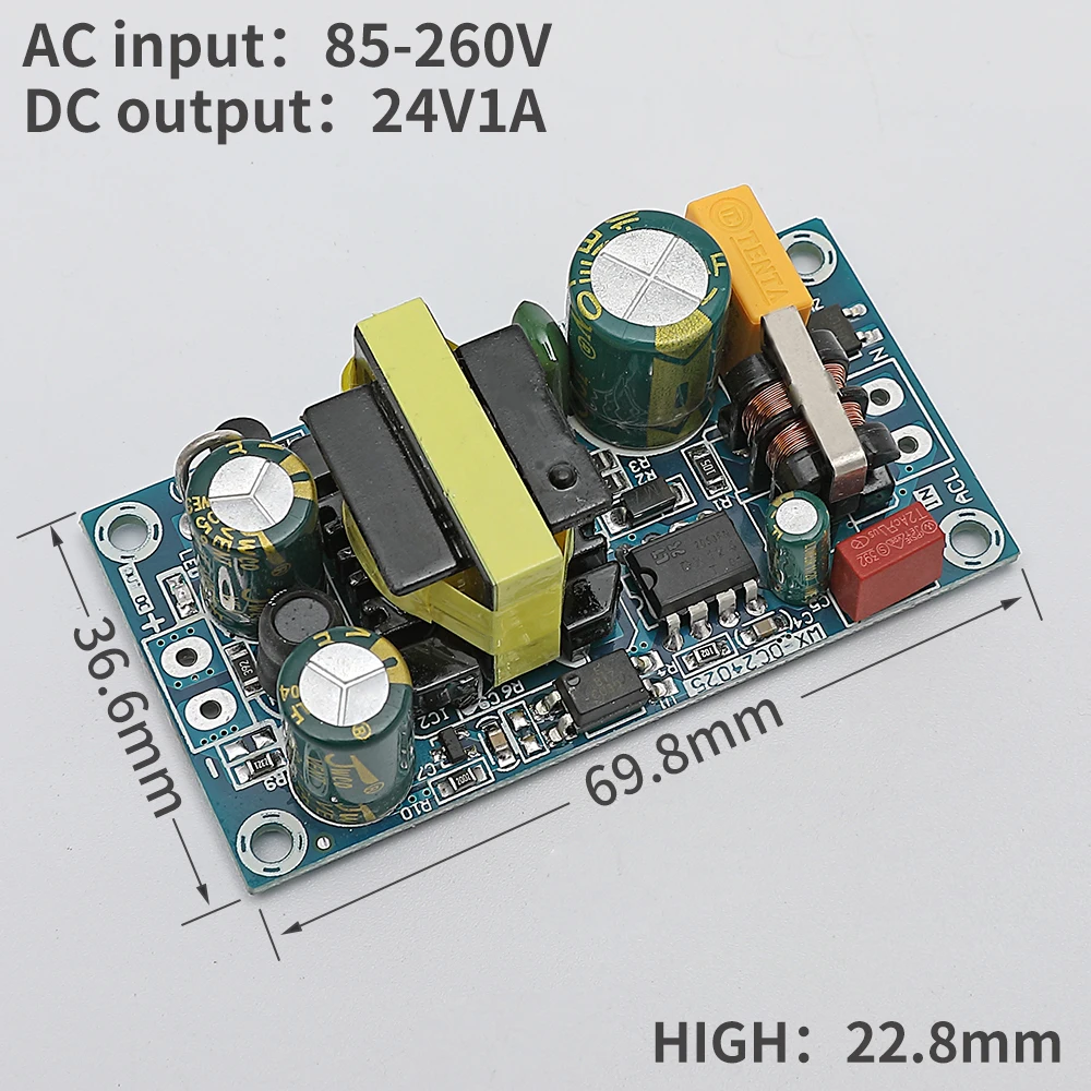 AC 100-240V to DC 24V 6-9A5V12V 36V 48V 1A 2A 3A 4A 8A модуль питания плата переключателя AC-DC