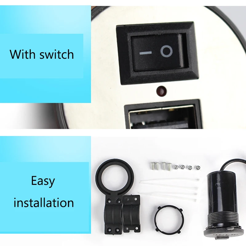 DIY зарядное usb-устройство для мотоцикла 12 В Зажигалка Разъем телефонный адаптер