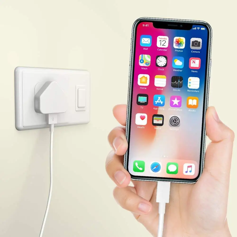 100 шт. MFi сертифицированная Зарядное устройство настенный USB Переходник штекер