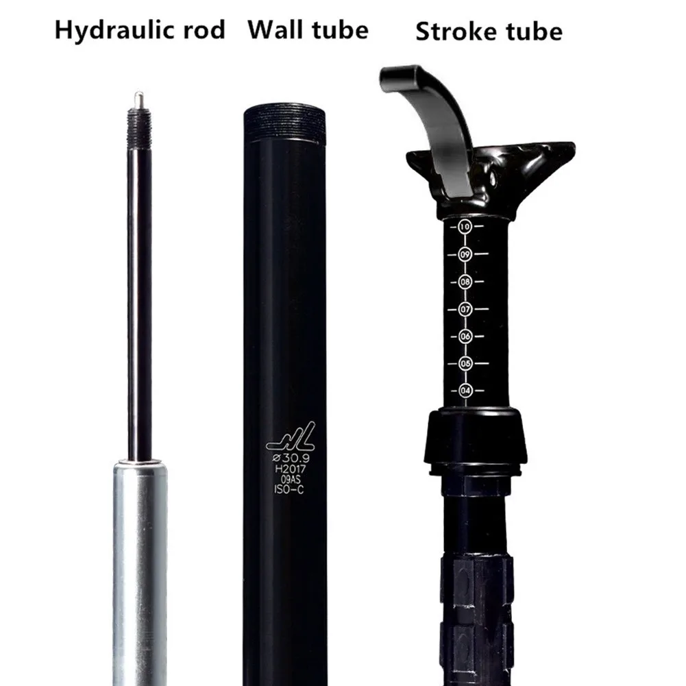 

Mountain Bike Hydraulic Control Lifting Seat Tube Adjustable Seatpost 30.9 / 31.6mm Manual Control Seat Tube