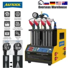 AUTOOL CT160 автомобильный топливный инжектор тестер очистки нагрева машина бензиновый топливный инжектор Ультразвуковой очиститель 110 В 220 В 4 цилиндра