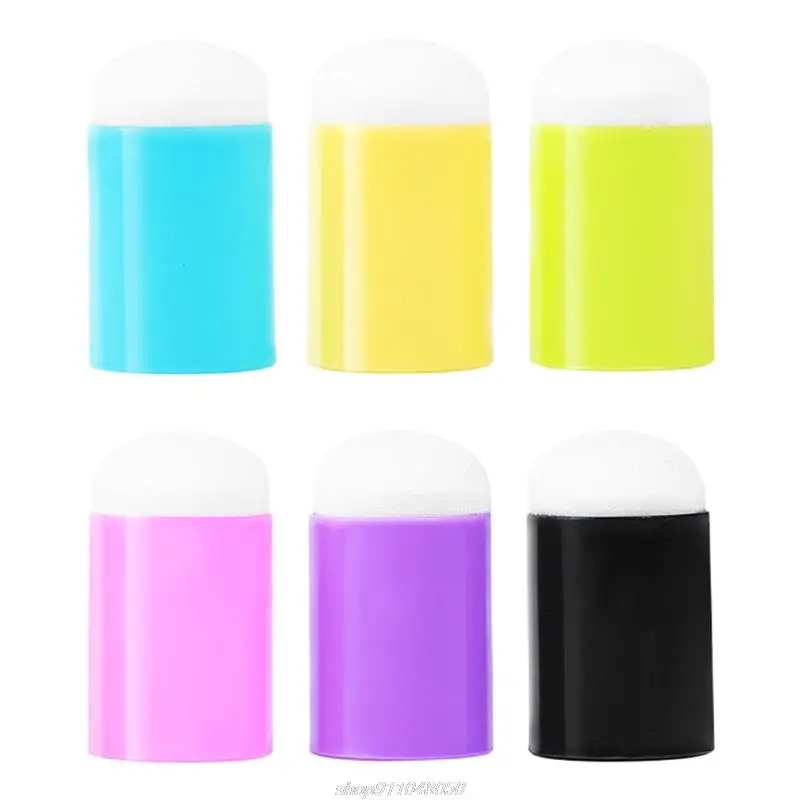 12 шт./компл. творческая губка для пальцев маленьких детей Инструменты рисования