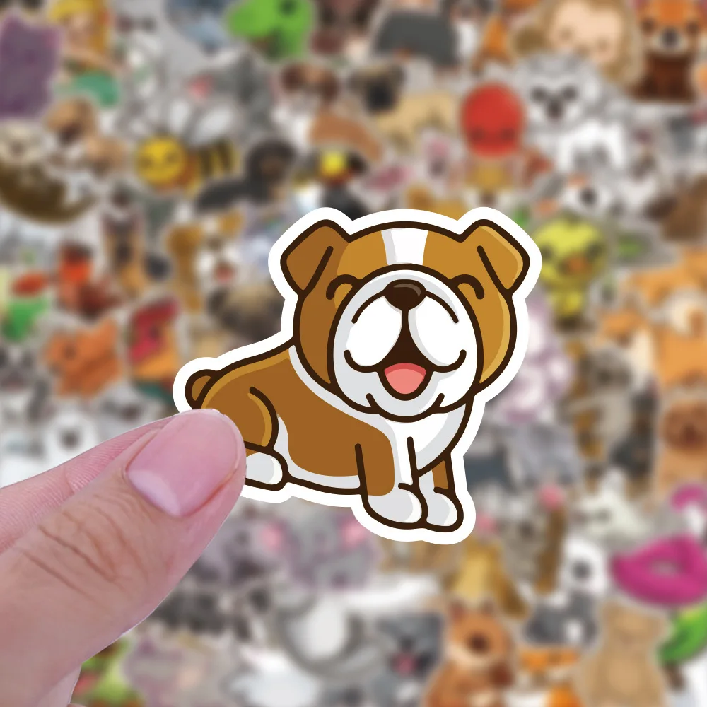 Pegatinas bonitas con dibujos de animales para motocicleta, equipaje de guitarra, monopat&iacute;n, calcoman&iacute;as de juguetes para ni&ntilde;os, regalo, 10/30/50/100 Uds.-3