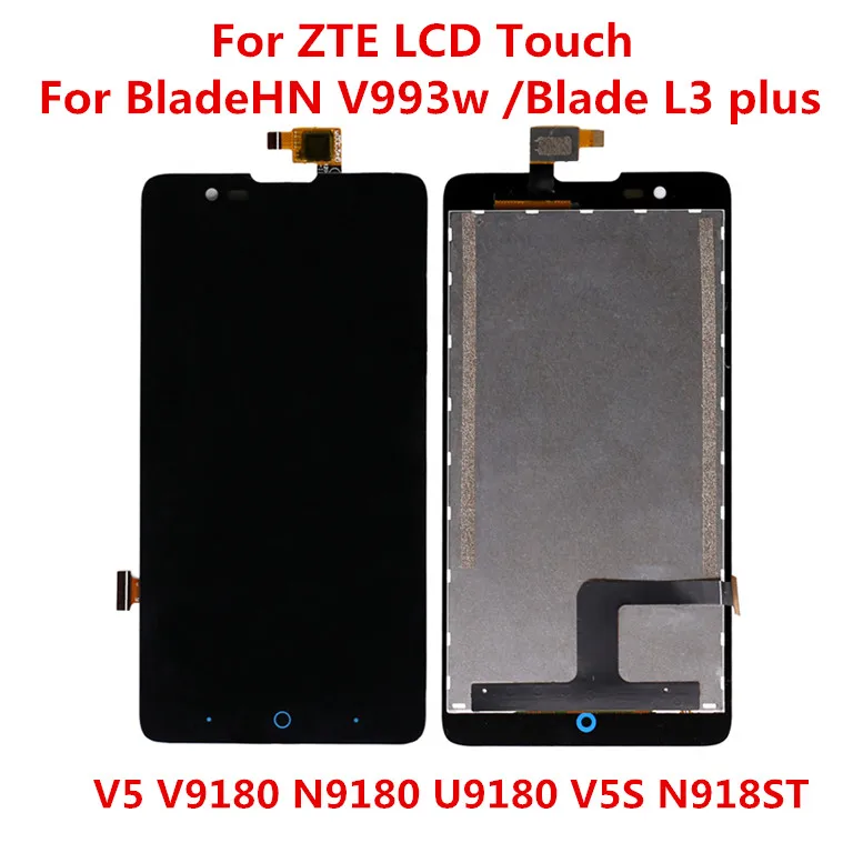 Тест для ZTE Blade HN V993w / L3 plus V5 V9180 N9180 U9180 V5S N918ST Полный ЖК дисплей с фотографией|Экраны