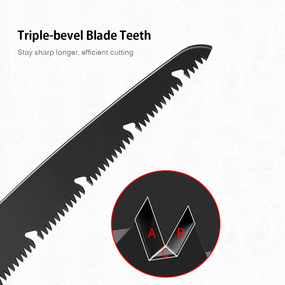 Складная ручная пила KKmoon обрезной станок с 10 дюймовым лезвием и 3 коническими