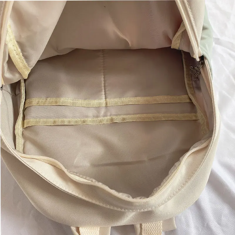 

Backpacks Women Leisure Patchwork Students Simple Fashion Ins Korean Style Large Capacity Travel Bags Harajuku Chic Side-pockets