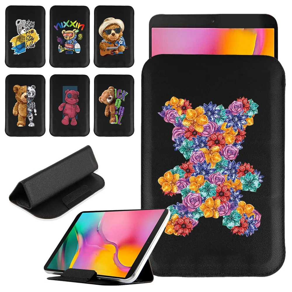 

Чехол для планшета Samsung Galaxy Tab A7 T500/A7 Lite 8,7, чехол с милым медведем для Tab A 7,0/8,0/8,4/10,1/10,4 (T500)/10,5