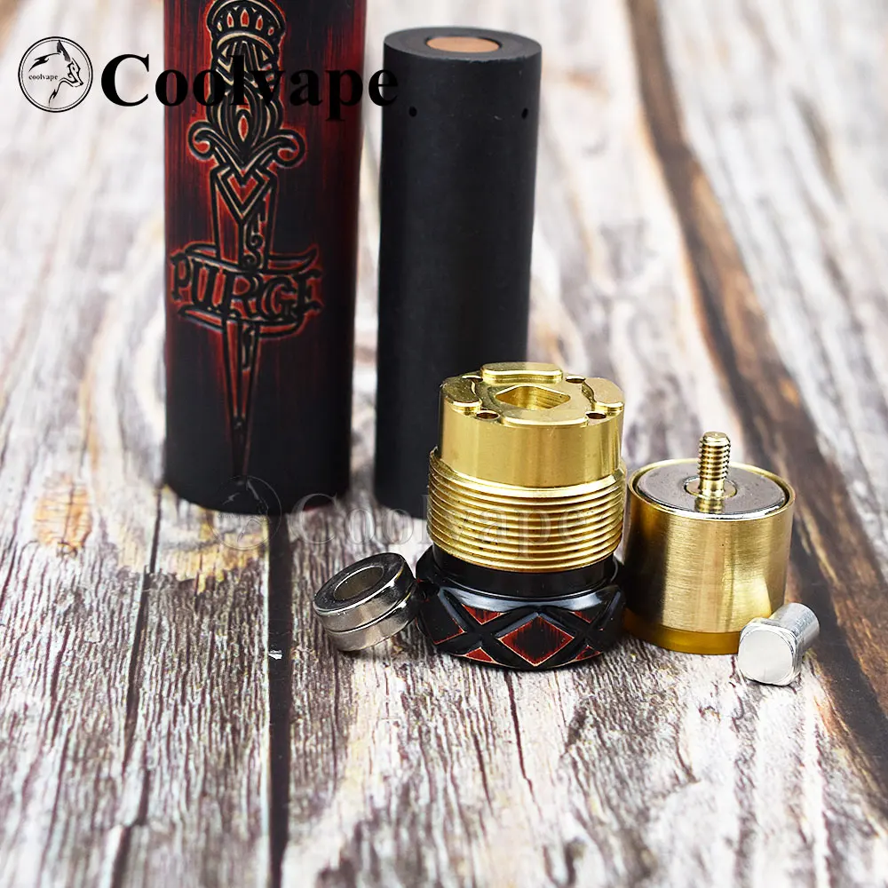 

coolvape BLOODPOINT Mods mechanical mod SILENCER RDA fit 21700/20700 battery e-cigarette mod fit hellvape destiny rta