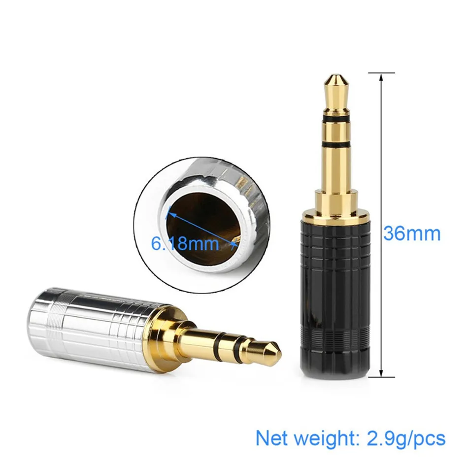 3 5 мм Jack 1/8 &quotштекер палки стерео гарнитура Мужской Аудио Адаптер проводной