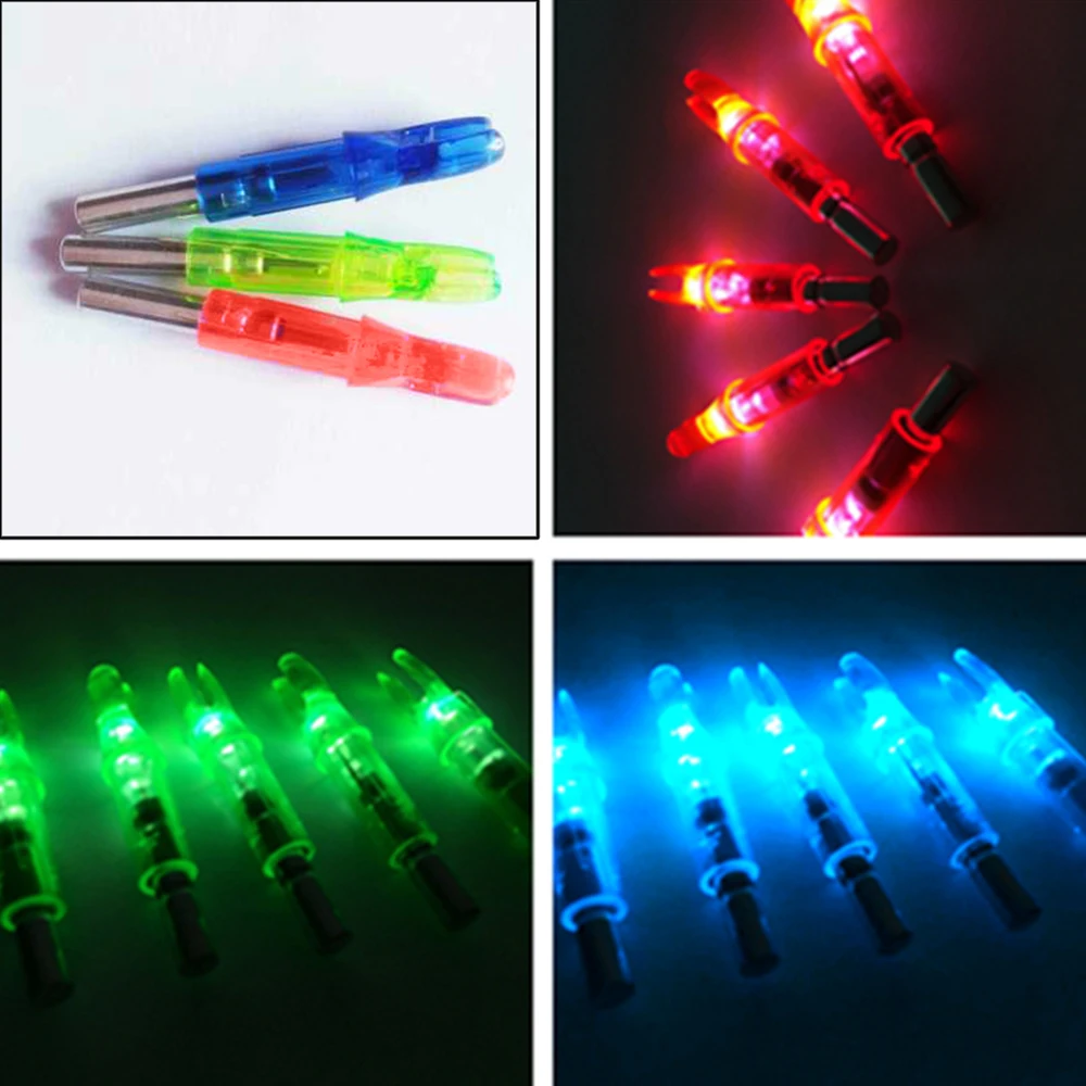 12 шт./компл. светодиодсветодиодный Люминесцентная стрела с хвостом уличная