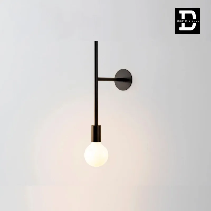 Europe Line Wall Lamp Modern Concise Geometry Arts Bedroom Study Exhibition Room Soft Install Plan Division Lamps And Lanterns | Лампы и