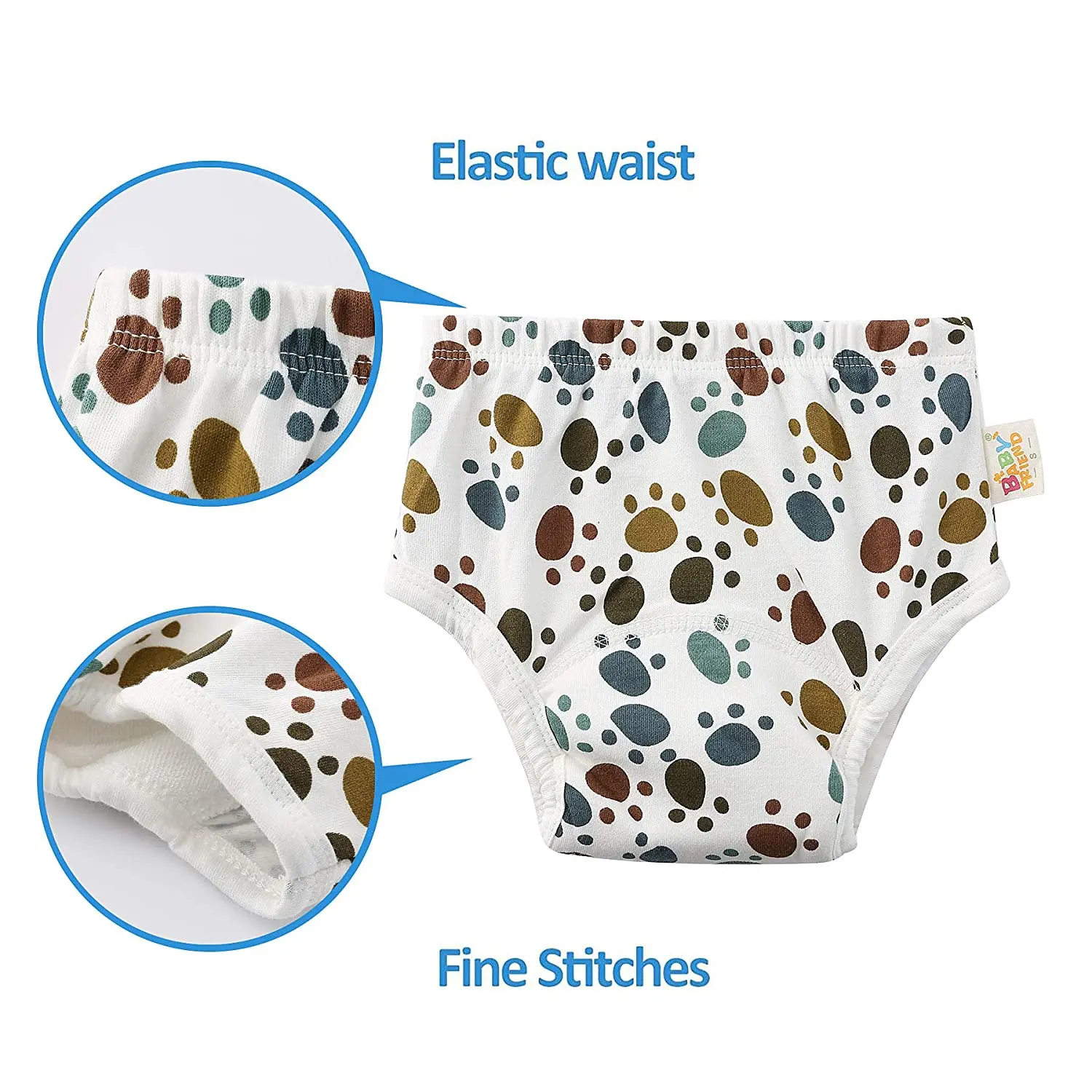 5 шт. Детские Водонепроницаемые Многоразовые трусики-подгузники | Мать и ребенок